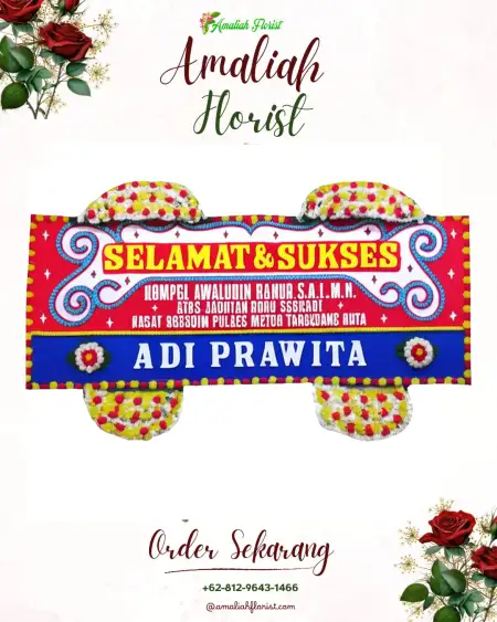 Papan Bunga Ucapan Selamat Jepon